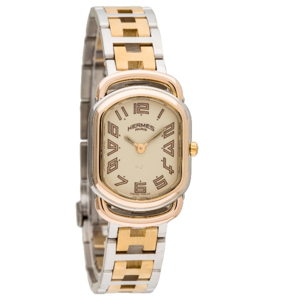 18k gold plated Hermès Rallye Watch